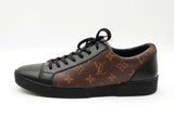 Louis Vuitton Match Up Sneakers In Monogram Coated Canvas Size 7.5 Fw0326lcrdu