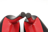Christian Louboutin Apostrophy Black Leather Pumps Size 42 Eb0526lxzsa
