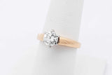 0.90ctw Diamond Ring In 18k Yellow Gold 5.7 Grams Size 7.25 Eb1225lrxzsa
