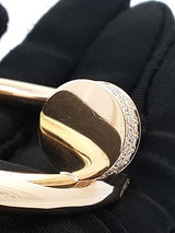 Cartier Juste Un Clou Diamond & 18k Gold Bracelet 48.8 Gm Size 19 Fw0925lzxzxdu