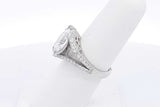 3.54ctw Lab Grown Diamond Ring In Platinum 11.3 Grams Size 6.5 Eb0325lwrxsa