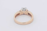 0.62cttw Diamond Ring In 14k Yellow Gold 5.6 Grams Size 6.25 Eb0525czxsa