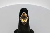 10k Yellow Gold Gemstone Ring 3 Grams Size 5.5 Eb0926rxsa