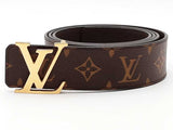 Louis Vuitton M0323 Initiales 40mm Reversible Belt Monogram Size 44 Aa0926ozxsa
