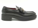Gucci Cordovan Lux Horsebit Lug Loafers Black Aa1026lrzsa