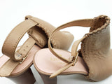 Kate Spade Taupe Tan Leather Slingback Heels Size Us 8m Do0525lxde