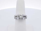 0.88 Cttw Diamond & 14k White Gold Ring 9.2 Grams Size 6.5 Fw0825cxzdu