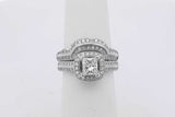 1.51cttw Diamond Ring In 14k White Gold 8.5 Grams Size 5 Eb0425lzrzsa