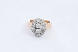 Approx. 1.06ctw Diamond Ring In 14k Yellow Gold 8.2 Grams Size 7 Eb0624oxzsa