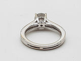 1.55 Cttw Natural Diamonds 14k White Gold 4.4g Ring Size 7 Do0526erxde