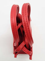 Telfar Mini Red Leather Shoulder Tote Do1026wxde