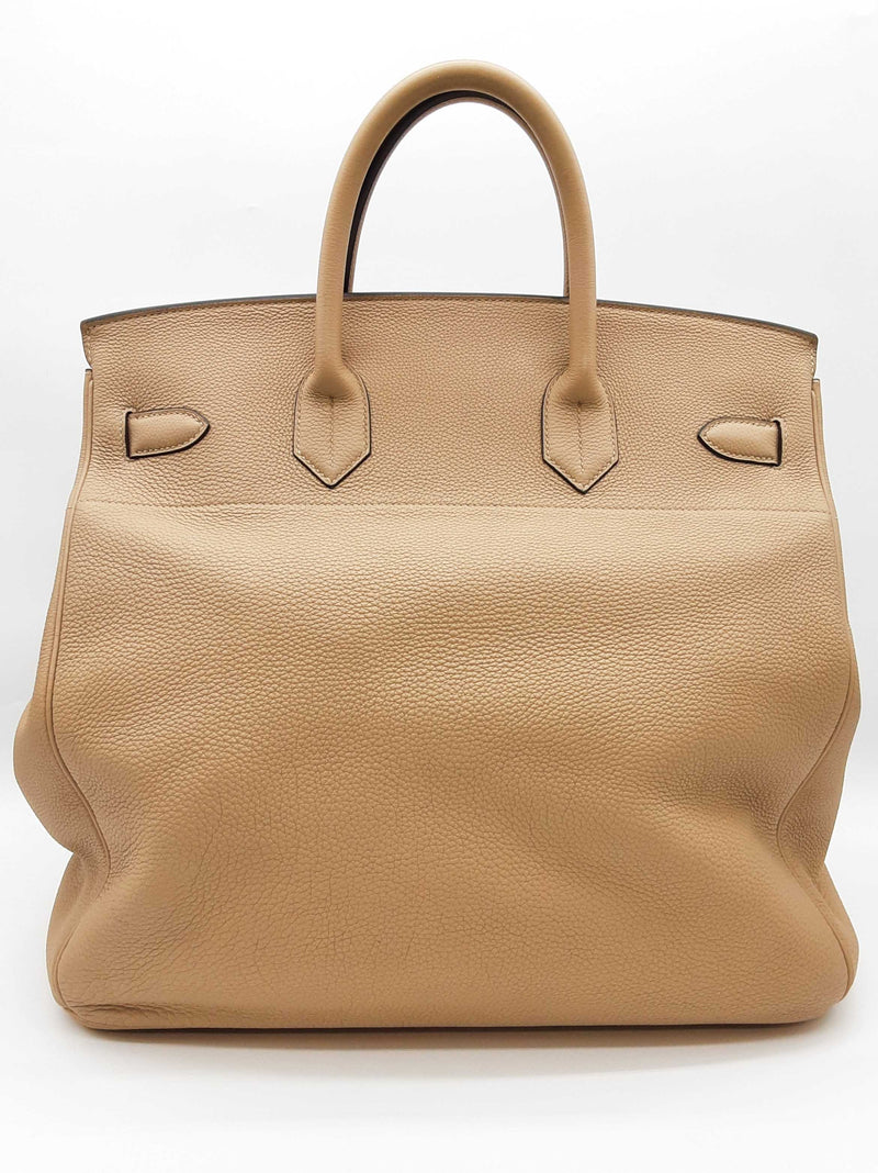 Hermes Birkin Hac 40 Trench Beige Togo Palladium Hardware Handbag Do0925llxzxde