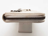 Balenciaga Le City White Crinkled Leather Zippy Long Wallet Do0926rxde