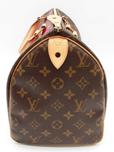 Louis Vuitton 30 Speedy Pink V Grenade Brown Monogram Handbag Do0325exzde