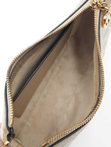 Gucci Small Ophidia Bag In Beige & White Gg Supreme Coated Canvas Fw0626rrxdu