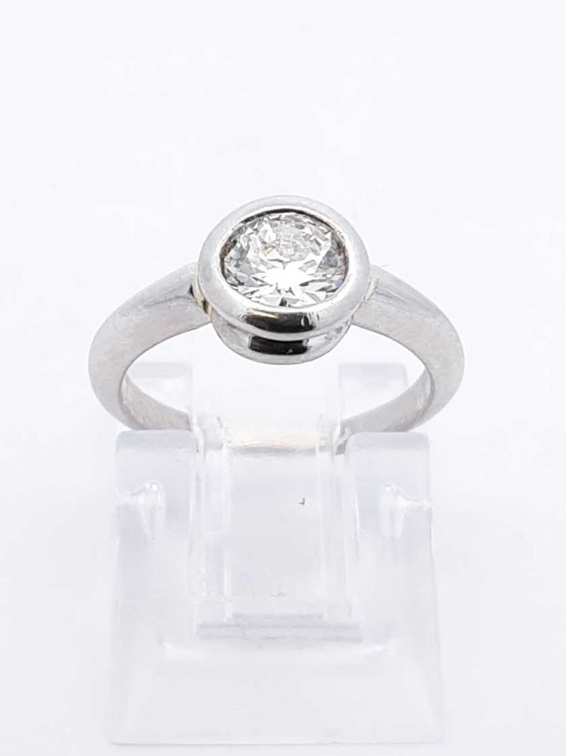 0.50 Cttw Diamond & 950 Platinum Ring 3.5 Grams Size 2.75 Fw1224sxzdu