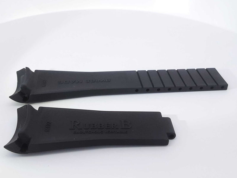 Rubber B M103-bk Black Watch Band Aa0623lwrsa