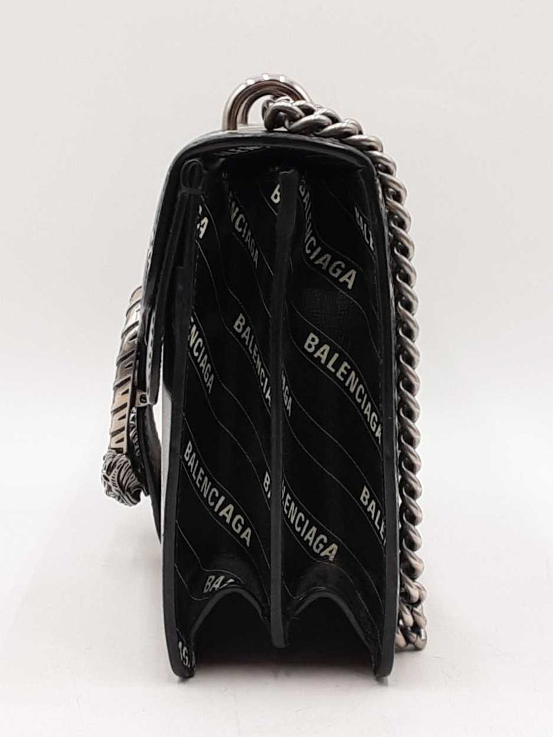 Gucci X Balenciaga The Hacker Project Dionysus Bag In Black Calfskin Fw1125crzdu