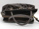 Marc Jacobs Quilted Patent Leather Top Handle Brown Aa1026rzsa