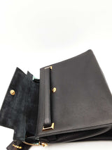 Valentino My Rockstud Black Leather Top Handle Bag Eb0726cxzdu