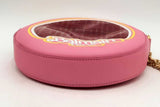 Balmain Barbie Translucent Pink Disco Round Crossbody Eb0425lxxzsa