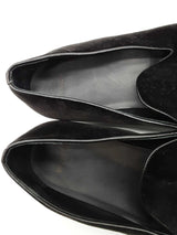 Versace Medusa Black Velvet Loafers Size 46 Eb0126lxzde