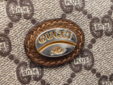Gucci Plus Clutch Cosmetic Bag In Gg Supreme Coated Canvas Fw1026rxdu