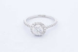 1.32cttw First Light Diamond Ring In 14k White Gold 3 Grams Size 7 Eb0426oxxzde