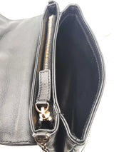 Valentino Garavani Portfolio Black Leather Crossbody Clutch Eb1025lxzsa