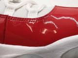 Nike Air Jordan 11 Retro "Cherry" Red & White Sneakers Size 14 Fw0325lxzdu