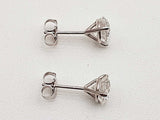 2.00 Cttw Lab Grown Diamonds 14k White Gold 1.1g Stud Earrings Do0723srxde