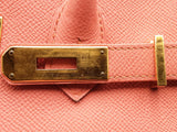 Hermès Epsom Birkin 30 Flamingo Handbag Sd0325lzrxzsa