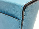 Hermes Cinhetic Bleu Du Nord Blue Chevre Mysore Gold Shoulder Bag Do0226wrxzde
