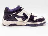 Off White Out Of Office Sneakers Patent Purple Size 43 Aa0926crsa