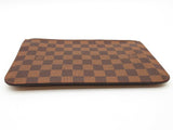 Louis Vuitton Pochette Brown Damier Ebene Coated Canvas Pouch Do0926pxzde