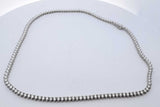 9.66cttw Diamond Tennis Necklace In 14k White Gold 21.8g 16.25 Inch Eb0926oxxzde