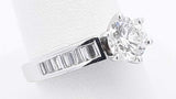 1.4cttw Diamond Ring In 18k White Gold 6 Grams Size 8.5 Eb0526ooxzdu