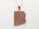 10k Rose Gold 2.9g Arizona Pendant Chain 16 In Do1024irde