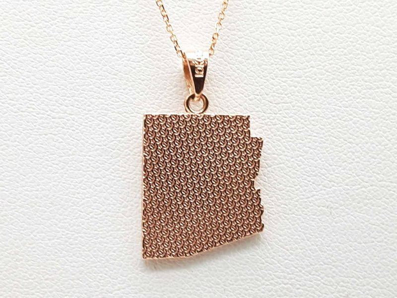 10k Rose Gold 2.9g Arizona Pendant Chain 16 In Do1024irde