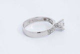 1.12ctw Diamond Ring In 14k White Gold 2.5 Grams Size 6.5 Eb0325lcxzsa