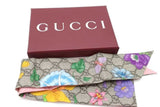 Gucci Gg Monogram Flora Silk Ribbon Scarf Eb0926lxzsa