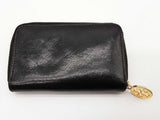 Tory Burch Black Leather Small Keychain Zipper Pouch Do0925rde