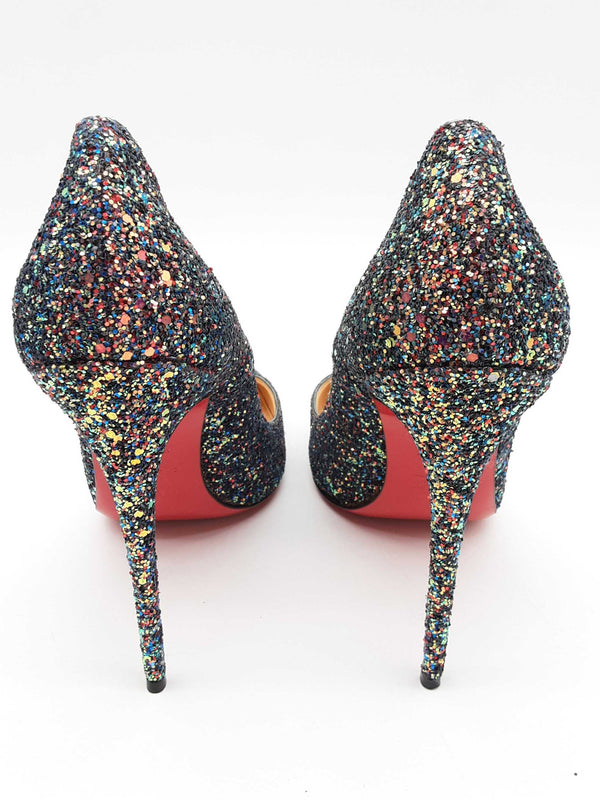 Christian Louboutin So Kate Dragonfly Glitter Heels Size Eu 40 Do0824lrxde