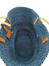 Yves Saint Laurent Panier Blue Raffia Tote Bag Eb0526cxzde