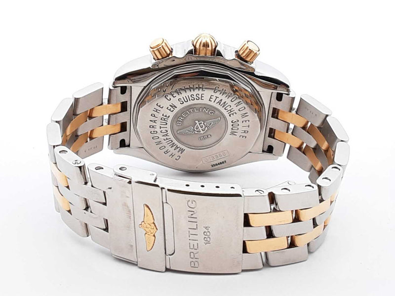 Breitling Chronomat Evolution Diamond & Steel 44mm Automatic Watch Fw1124pixzdu