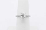 1.18cttw Diamond Ring In Platinum 4.5 Grams Size 5.25 Eb0126oxxzsa
