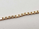 14k Yellow Gold 7.8g Box Chain Necklace 17 In Do0326psxde