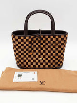 Louis Vuitton Damier Sauvage Impala Calf Hair Top Handle Bag Eb0826wrxsa