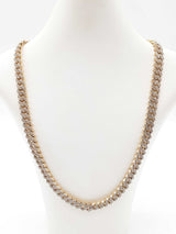 Diamond & 10k Yellow Gold Cuban Link Chain 114.7 Grams 22.5 Inch Fw0726rrzxdu