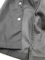Prada Re-nylon Black Long Sleeve Snap Button Up Shirt Size Sm Do0425wxzde